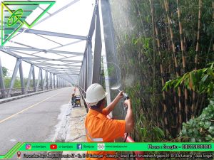 Pengecatan Jembatan Bogowonto - Purworejo