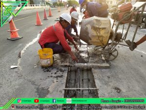Expansion Joint Rubber seal Jembatan Kaligangsa - Tegal